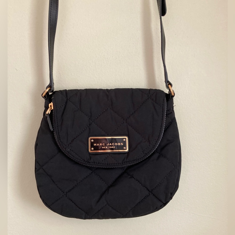 Marc Jacobs Quilted Black Crossbody Bag